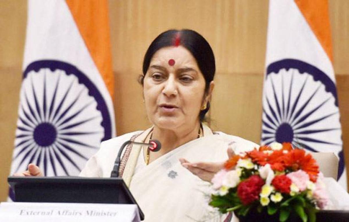 Sushma Swaraj cautions Indian students abroad against extortion calls